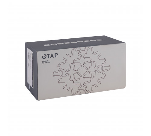 Смеситель для раковины Qtap Gemini скрытого монтажа QTGEM273BLM45694 Black Matt Смеситель для раковины Qtap Gemini скрытого монтажа QTGEM273BLM45694 Black Matt