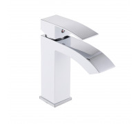 Смеситель для раковины Qtap Swan Cascada QTSWA270CRW45568 Chrome/White