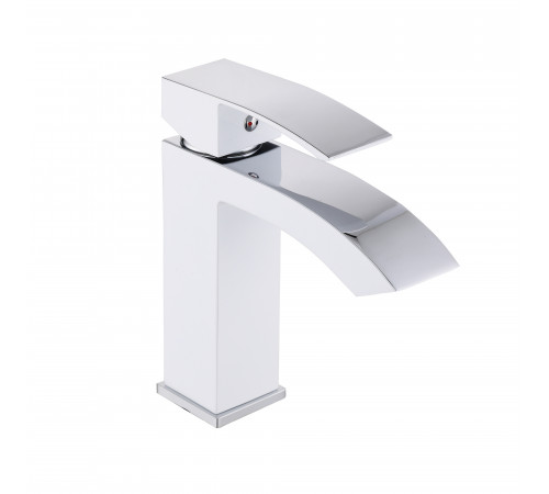 Смеситель для раковины Qtap Swan Cascada QTSWA270CRW45568 Chrome/White Смеситель для раковины Qtap Swan Cascada QTSWA270CRW45568 Chrome/White