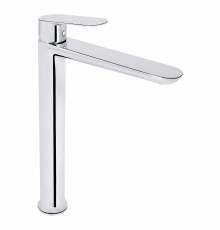 Смеситель для раковины Evia высокий Chrome, 47577 Qtap