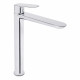 Смеситель для раковины Evia высокий Chrome, 47577 Qtap