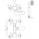 Смеситель для ванны Invena Roma BW-21-00S