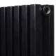 Радиатор дизайнерский Quantum 2 H-500 мм, L-1005 мм Betatherm, нижнее подключение