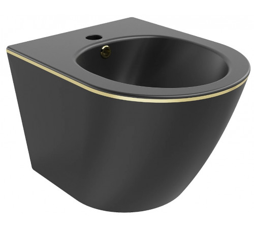 Підвісне біде MEXEN LENA BLACK MATT GOLD EDGE * Підвісне біде MEXEN LENA BLACK MATT GOLD EDGE *