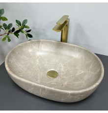 Умивальник (раковина) VBI MODENA S BEIGE STONE MATT накладний