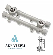Універсальний настінний комплект Wavin Ekoplastik (Чехія) 25×½” (SNKK025XXX)