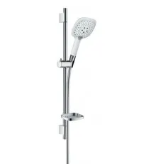 Душовий набір Hansgrohe Raindance Select E 150 3jet / UnicaS Puro 0,65 м, хром-білий (27856400)
