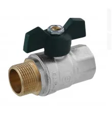 Кран кульовий STA "LB"  3/4 ВЗ PN40 зелений метелик 