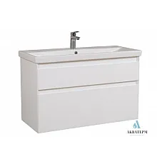 Тумба консольная Aqua Rodos ЭЛИТ 100см + Раковина ELIT (7642)