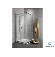 Душова кабіна RADAWAY Premium Plus C 80×80×190 профіль хром