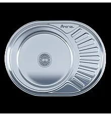 Мойка Imperial 600х444х160 / 180 врезная круглая Satin 6044