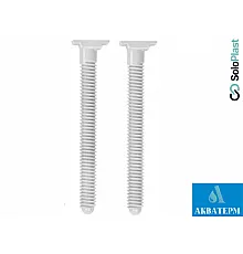 Болт пластиковый SoloPlast для крепления сиденья унитаза, СУ-6.10.1.ЗП, L=100мм, комплектующие СП-6