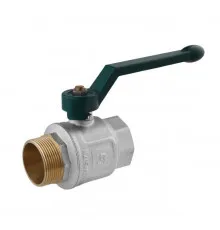 Кран кульовий STA "LB" 1 1/2 ВЗ PN40 зелена ручка