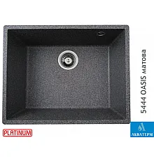Гранитная кухонная мойка Platinum 5444 OASIS матовая Микс