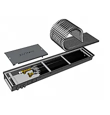 Внутрипольный конвектор Cooltherm Ventherm 80x200x1750 с принудительной конвекцией