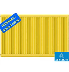 Стальной радиатор Stelrad 33 (цвет RAL-1012) Compact 500x1000 боковое подключение