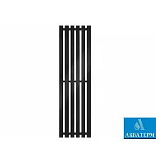 Дизайнерский радиатор отопления Genesis-Aqua Marbel 1800x450мм Черный