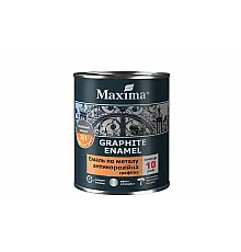 Эмаль антикоррозийная по металлу 3в1, графитная Maxima зеленая (0.75 кг)