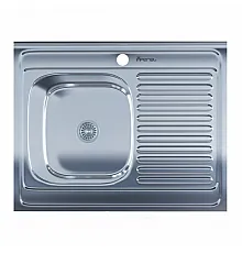 Мойка Imperial 800x500х175 / 180 накладная прямоугольная Satin 5080-R
