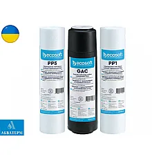 Комплект картриджей Ecosoft 1-2-3 для фильтров обратного осмоса (CPV3ECOSTD)