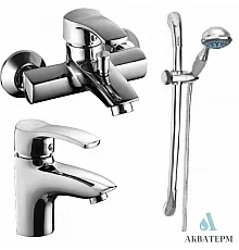 Комплект смесителей для ванны KFA Armatura "KWARC" (4201-001-00)