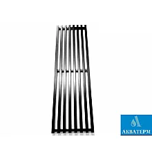 Дизайнерский радиатор отопления Genesis-Aqua Siena 1800x450мм Черный