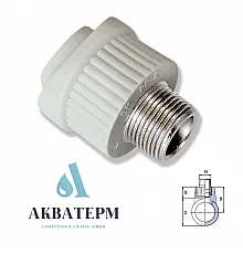 Вварен сідло з МРЗ Wavin Ekoplastik (Чехія) 63x¾” (SNSE06325X)