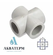 Крестовина для труб Wavin Ekoplastik (Чехия) 40мм (SKRI040XXX)