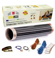 Електрична нагрівальна плівка HOT LINE (Елтіс), 7 м2, ПП-7, 1540 Вт, 0,5 х14м