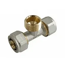 Тройник с наружной резьбой APE ITALY 733 L 26x3/4x26
