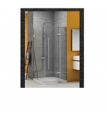Душова кабіна Armaform Rhein Chrome Premium 900x900x1900 (Aquaform) квадратна відкривна 