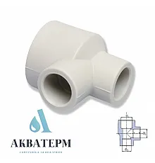 Трійник перехідний двосторонній Wavin Ekoplastik (Чехія) 32x20x25мм (STKR0322520)